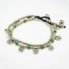 HaremPants.com Green Harem Pants Green Bead And Charm Double Strand Bracelets