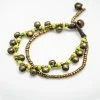 HaremPants.com Summer Super Sale 2022 Brass Bell And Lemon Bead Double Strand Bracelets
