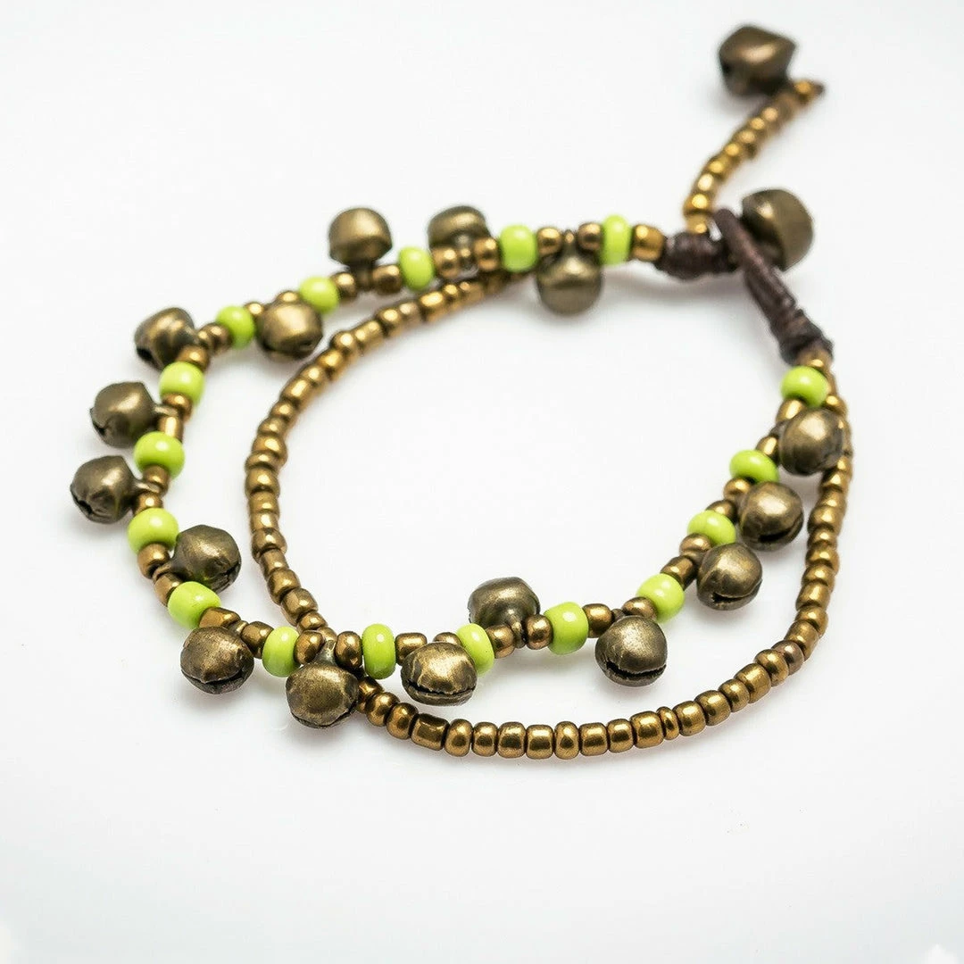 HaremPants.com Summer Super Sale 2022 Brass Bell And Lemon Bead Double Strand Bracelets 3 HaremPants.com Summer Super Sale 2022 Brass Bell And Lemon Bead Double Strand Bracelets