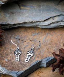 HaremPants.com Summer Super Sale 2022 Thai Sterling Silver Earrings Celtic Knot Cube