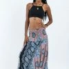 HaremPants.com Women's Mandala Elephant Jumpsuit Elephant Pants In Silver Gray