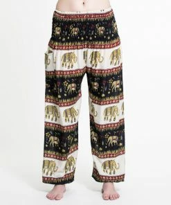 HaremPants.com Elephant Bliss Women's Elephant Pants In Black