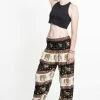 HaremPants.com Elephant Bliss Women's Elephant Pants In Black