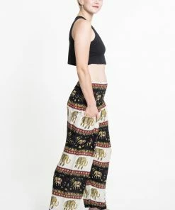 HaremPants.com Elephant Bliss Women's Elephant Pants In Black