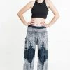 HaremPants.com Marble Mandalas Women's Harem Pants In Indigo
