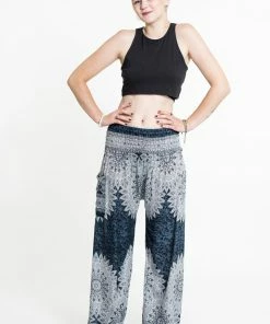 HaremPants.com Marble Mandalas Women's Harem Pants In Indigo