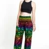 HaremPants.com Rainbow Elephant Women's Elephant Pants In Green