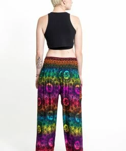HaremPants.com Rainbow Elephant Women's Elephant Pants In Purple 9 HaremPants.com Rainbow Elephant Women's Elephant Pants In Purple