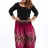 HaremPants.com Plus Size Diamond Peacock Women's Harem Pants In Red