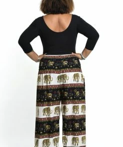 HaremPants.com Plus Size Elephant Bliss Women's Elephant Pants In Black