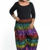 HaremPants.com Plus Size Rainbow Elephant Women's Elephant Pants In Purple