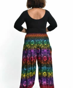 HaremPants.com Plus Size Rainbow Elephant Women's Elephant Pants In Purple