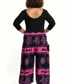 HaremPants.com Plus Size Turtle Print Women's Harem Pants In Pink 11 HaremPants.com Plus Size Turtle Print Women's Harem Pants In Pink
