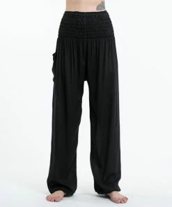 HaremPants.com Solid Color Women's Tall Harem Pants In Black