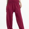 HaremPants.com Solid Color Women's Tall Harem Pants In Red