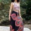HaremPants.com Peony Mandalas Jumpsuit Harem Pants In Black Women's