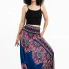 HaremPants.com Peony Mandalas Jumpsuit Harem Pants In Blue