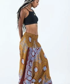 HaremPants.com Mandala Elephant Jumpsuit Elephant Pants In Bronze 10 HaremPants.com Mandala Elephant Jumpsuit Elephant Pants In Bronze