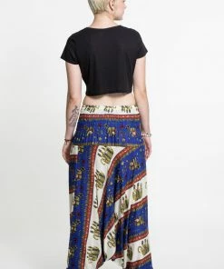 HaremPants.com Elephant Bliss Jumpsuit Elephant Pants In Blue