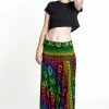 HaremPants.com Women's Rainbow Elephant Jumpsuit Elephant Pants In Green