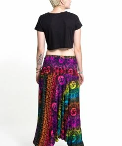 HaremPants.com Women's Rainbow Elephant Jumpsuit Elephant Pants In Purple