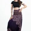 HaremPants.com Vines Jumpsuit Harem Pants In Purple Women's