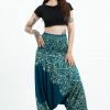HaremPants.com Women's Vines Jumpsuit Harem Pants In Turquoise