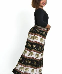 HaremPants.com Women's Plus Size Elephant Bliss Palazzo Style Elephant Pants In Black