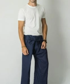 HaremPants.com Men's Unisex Thai Fisherman Pants In Steel