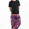 HaremPants.com Peacock Paisley Men's Harem Pants In Purple