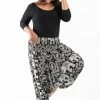 HaremPants.com Plus Size Imperial Elephant Drop Crotch Women's Elephant Pants In Black 1 HaremPants.com Plus Size Imperial Elephant Drop Crotch Women's Elephant Pants In Black