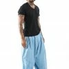 HaremPants.com Genie Men's Cotton Harem Pants In Light Blue