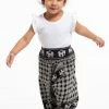 HaremPants.com Hill Tribe Elephant Kids Elephant Pants In Black 1 HaremPants.com Hill Tribe Elephant Kids Elephant Pants In Black