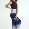 HaremPants.com Solid Top Elephant Women's Elephant Pants In Blue