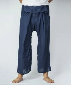 HaremPants.com Men's Unisex Thai Fisherman Pants In Steel