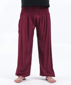 HaremPants.com Solid Color Men's Harem Pants In Red