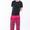 HaremPants.com Tribal Chakras Men's Harem Pants In Pink