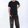 HaremPants.com Peacock Eye Men's Harem Pants In Black