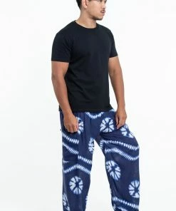 HaremPants.com Tie Dye Men's Harem Pants In Indigo