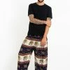 HaremPants.com Elephant Bliss Men's Elephant Pants In Navy