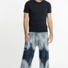 HaremPants.com Marble Mandalas Men's Harem Pants In Indigo