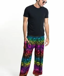 HaremPants.com Rainbow Elephant Men's Elephant Pants In Purple 8 HaremPants.com Rainbow Elephant Men's Elephant Pants In Purple