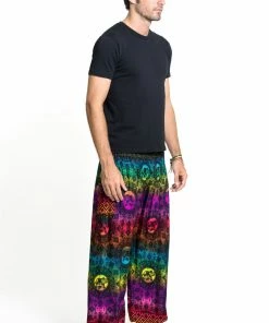HaremPants.com Rainbow Elephant Men's Elephant Pants In Purple 9 HaremPants.com Rainbow Elephant Men's Elephant Pants In Purple
