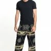 HaremPants.com Turtle Print Men's Harem Pants In Gold