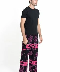 HaremPants.com Turtle Print Men's Harem Pants In Pink