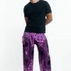 HaremPants.com Paisley Mandalas Men's Harem Pants In Purple