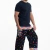 HaremPants.com Triangles Men's Harem Pants In Black