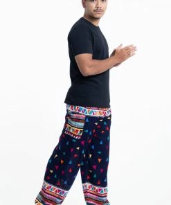 HaremPants.com Triangles Men's Harem Pants In Navy