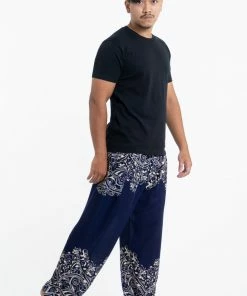 HaremPants.com Vines Men's Harem Pants In Blue