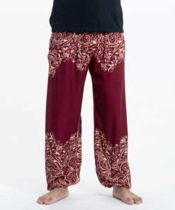 HaremPants.com Vines Men's Harem Pants In Red